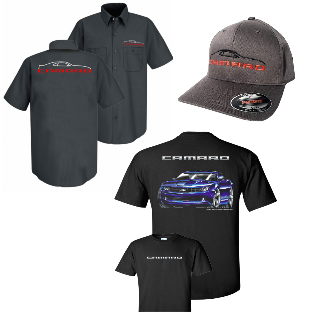 Camaro 5th Generation Hat & Shirt Bundle