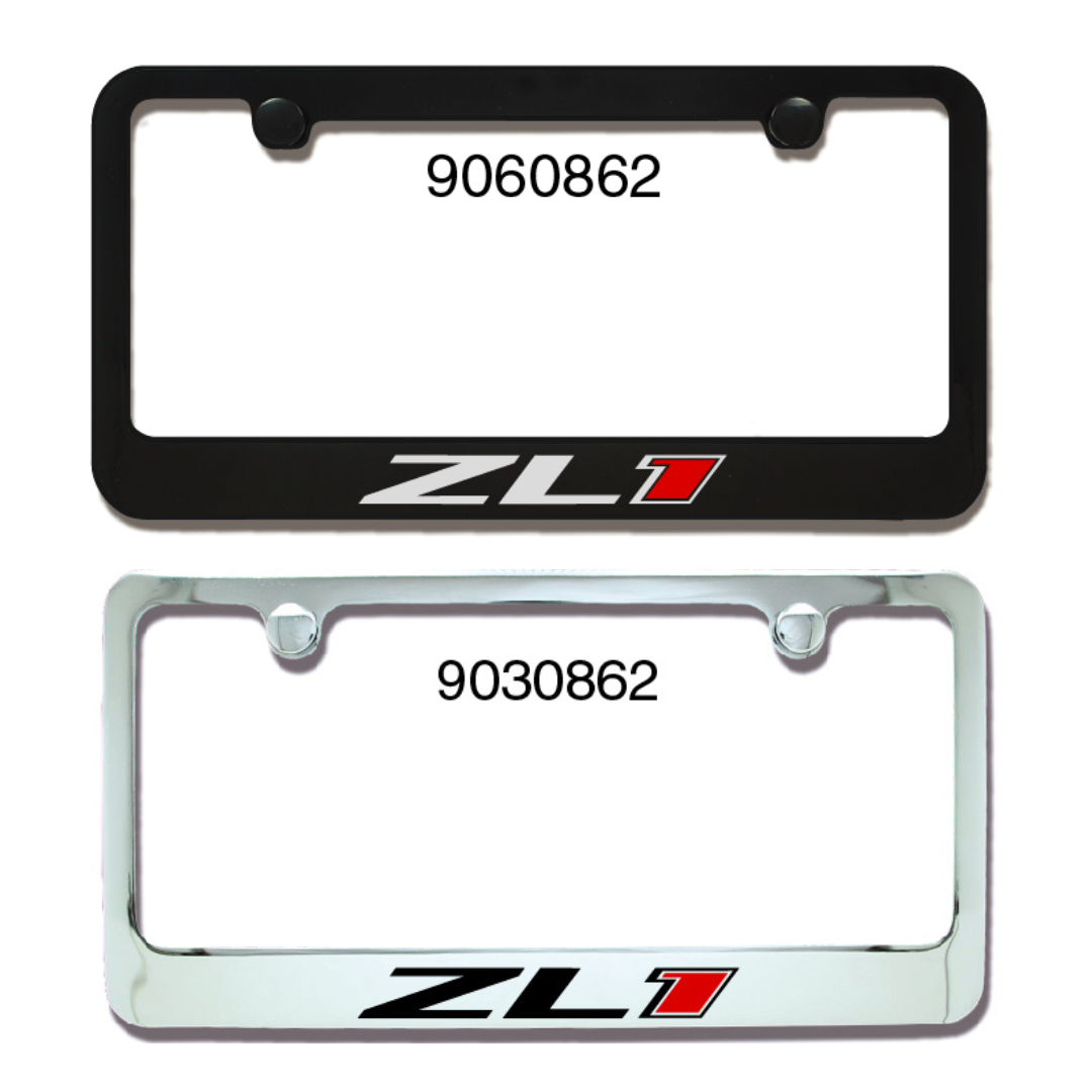 Camaro ZL1 Ultra Series Metal Engraved License Plate Frame