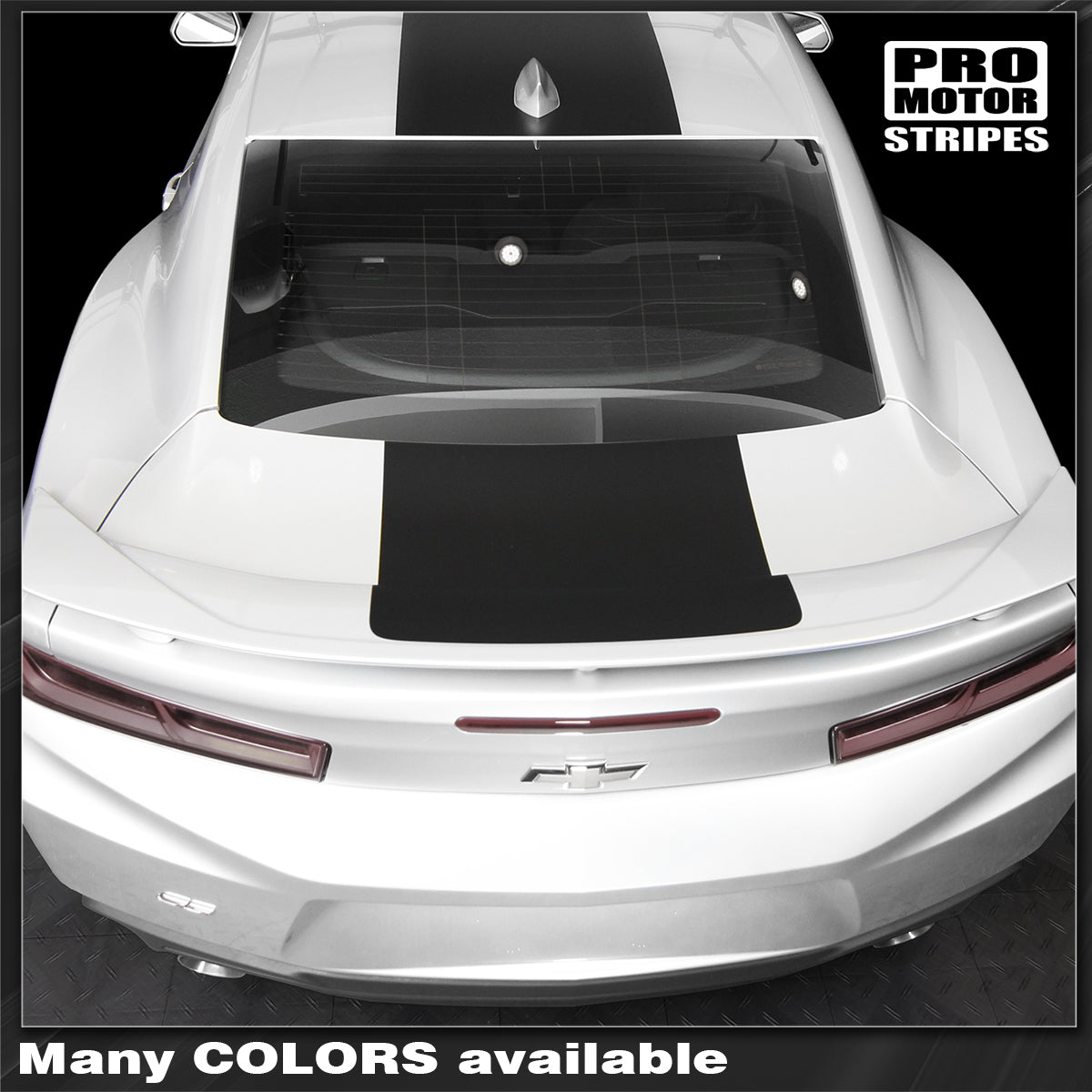 Chevrolet Camaro 2019-2024 Over The Top Stripes Hood, Roof & Rear