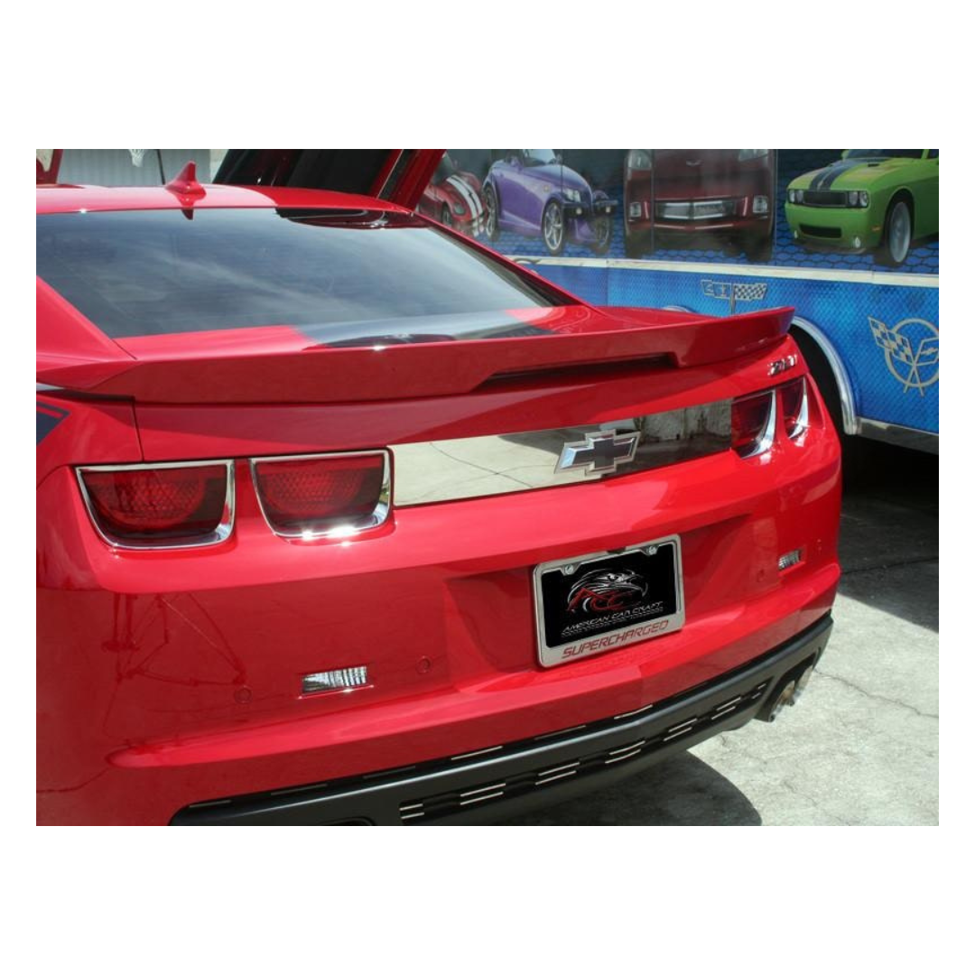 Camaro License Plate Frame with "Supercharged" Lettering