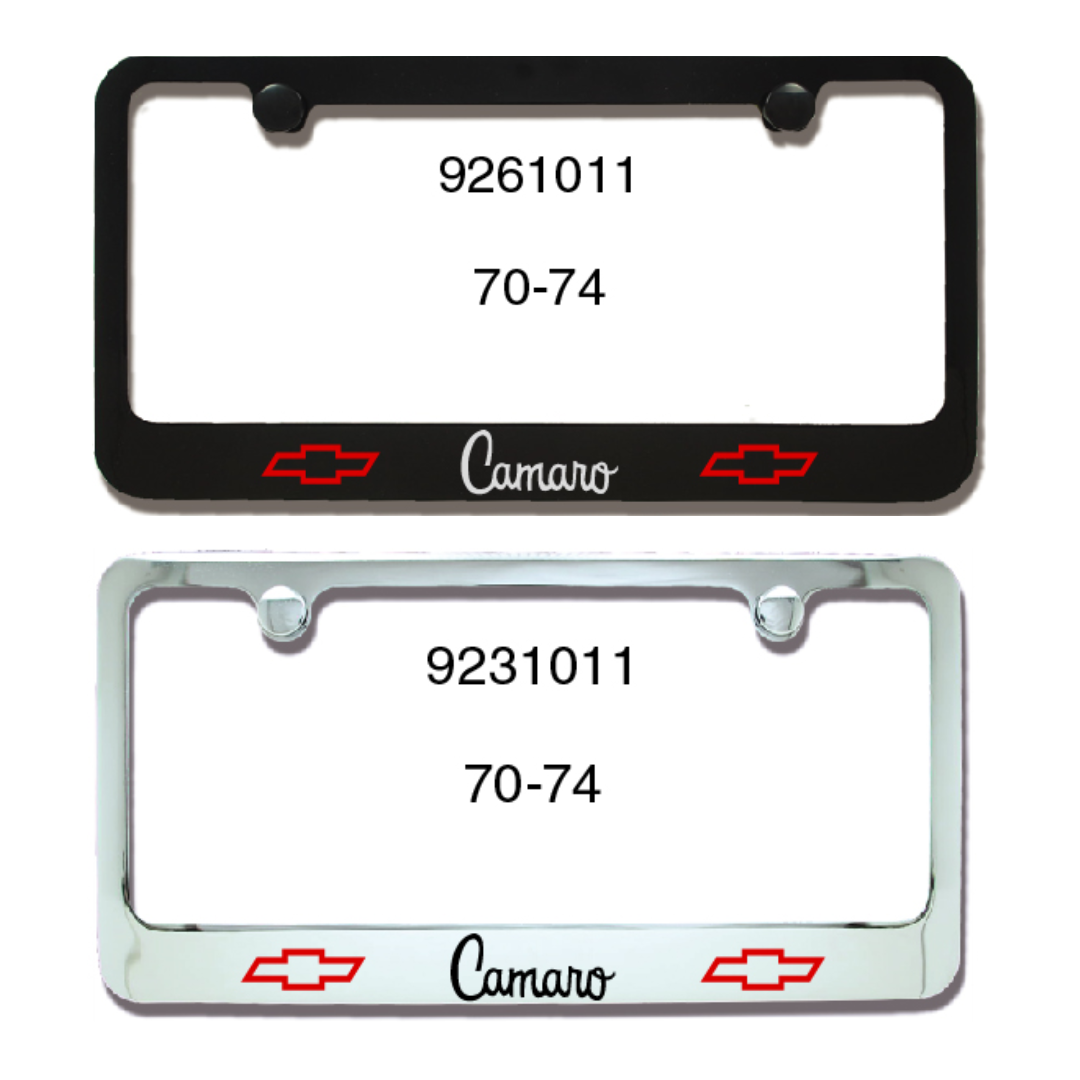 Camaro Script 1970-1974 Ultra Series Metal Engraved License Plate Frame