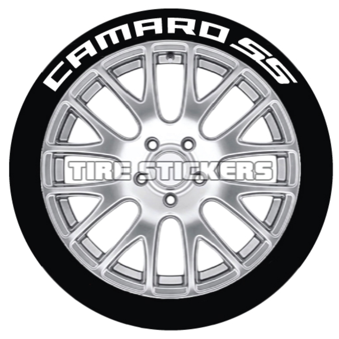 Camaro SS Tire Stickers - 4 of each - 19"-21" - 1.25"