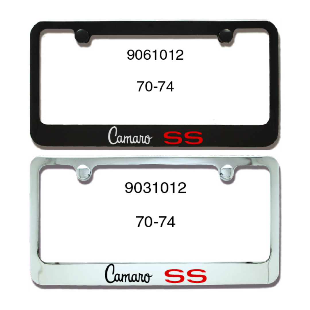 Camaro SS Script 1970-1974 Ultra Series Metal Engraved License Plate Frame