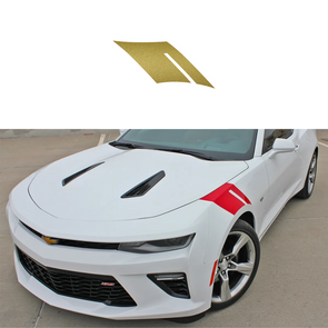 2016-2023 Chevrolet Camaro Fender Accent Hash Stripe Decal - Metallic Gold - Driver Side Only