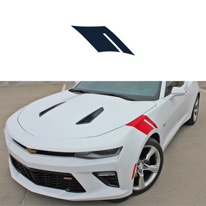 2016-2023 Chevrolet Camaro Fender Accent Hash Stripe Decal - Gloss Blue - Driver Side Only