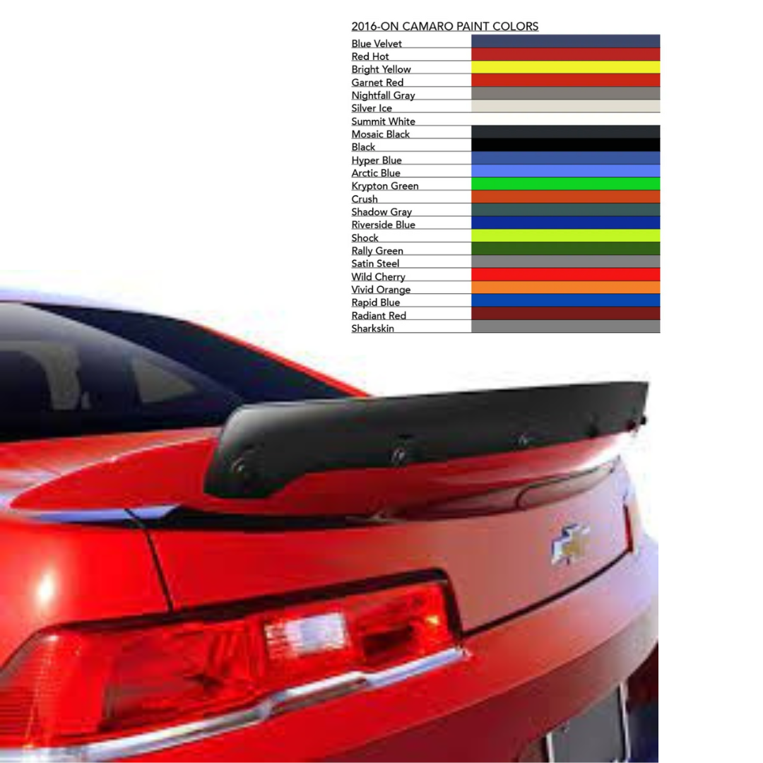 2016-2023 Chevrolet Camaro Custom Painted ZL1 Style Rear Wing Spoiler - CA