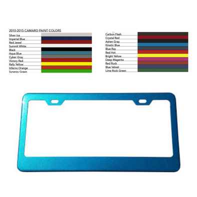 2010-2015 Chevrolet Camaro Color Match License Plate Frame