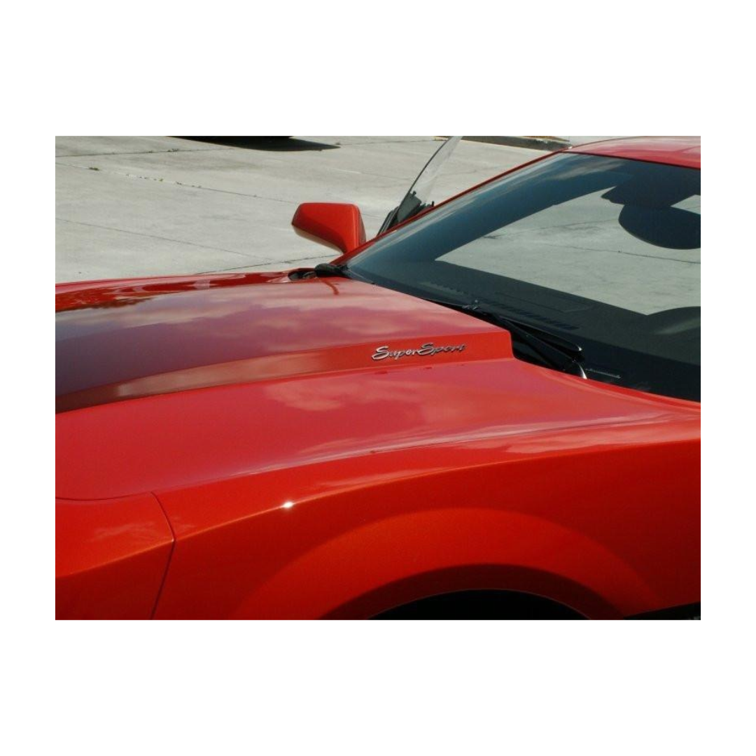 Camaro SS 'Super Sport' Emblems 2 pc - Polished Stainless Steel - American Car Craft