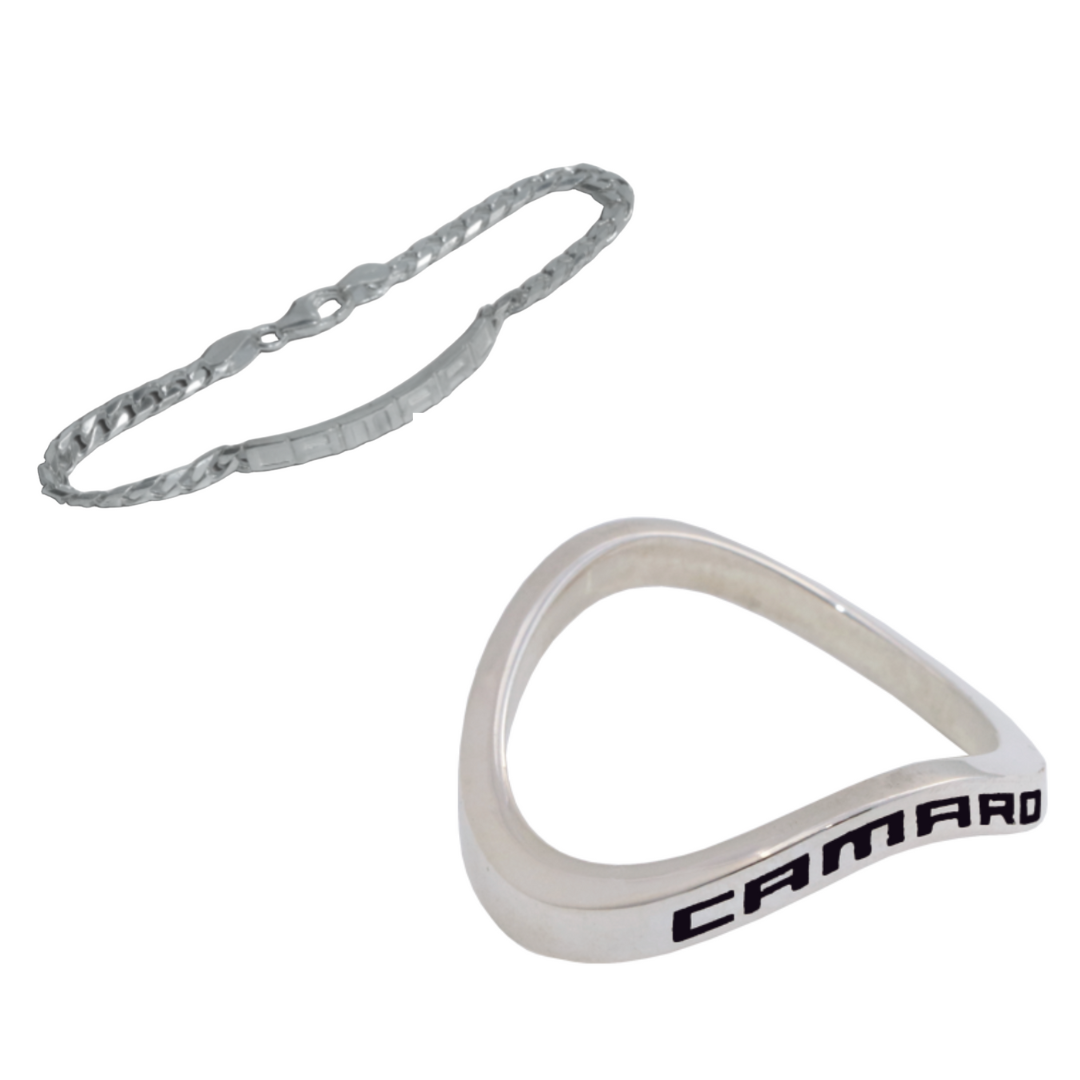 Camaro Thumb Ring & Camaro Unisex Bracelet Bundle