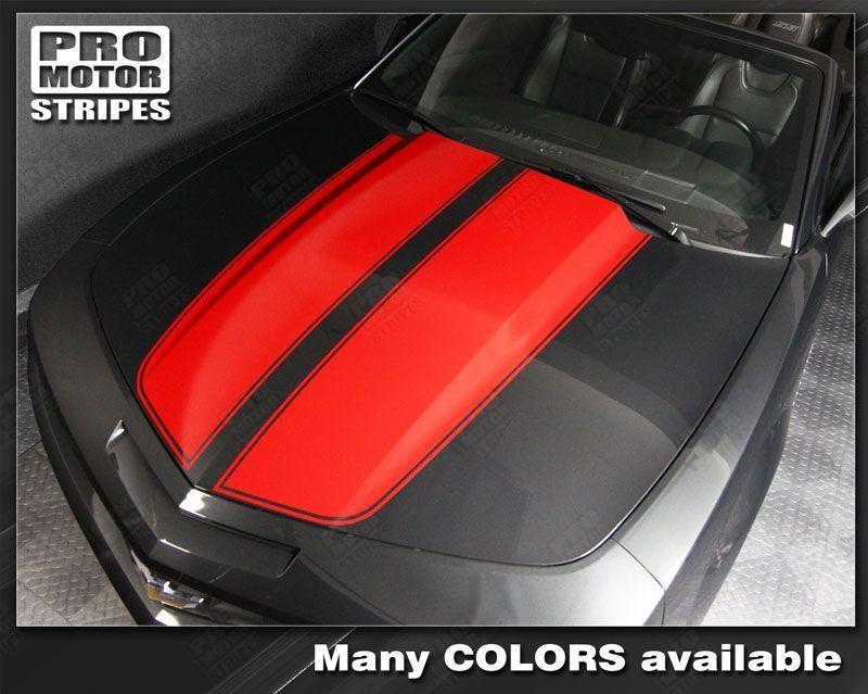 Chevrolet Camaro 2010-2015 Convertible Rally Racing Stripes