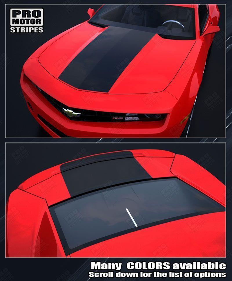 Chevrolet Camaro 2010-2015 Factory Style Solid Hood & Trunk Decals