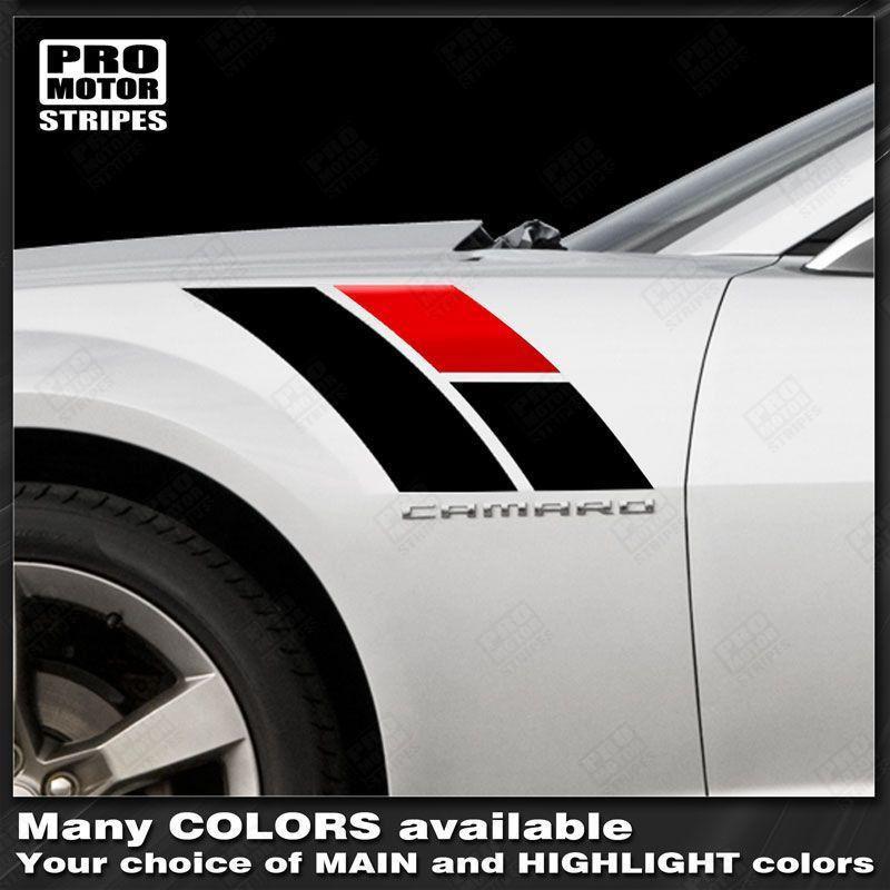 Chevrolet Camaro 2010-2024 Fender Hash Side Stripes 45th Anniversary Style