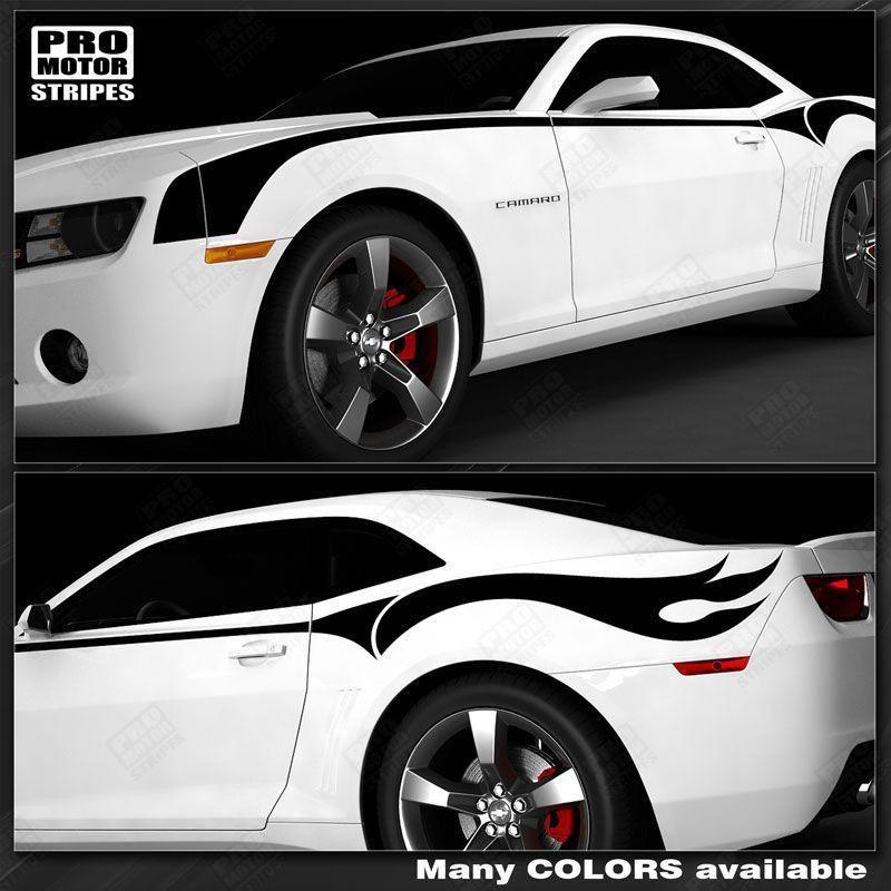 Chevrolet Camaro 2010-2015 Firebreather Side Throwback Stripes