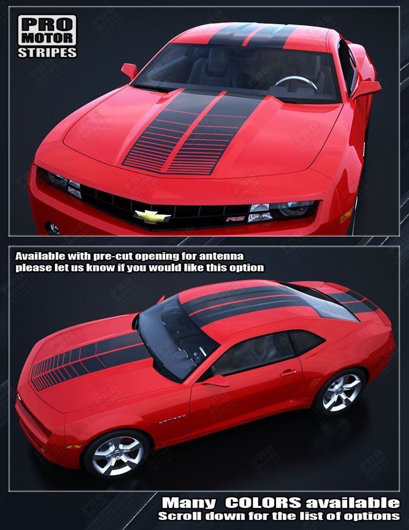 Chevrolet Camaro 2010-2015 Over-The-Top Strobe Double Stripes