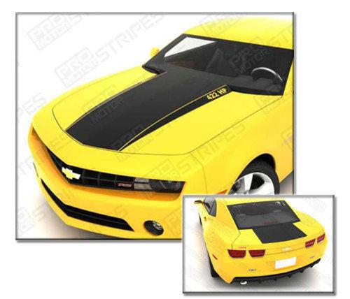 Chevrolet Camaro 2010-2015 Rally Racing Stripes Hood & Trunk