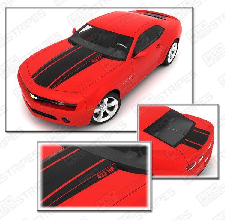 Chevrolet Camaro 2010-2015 Rally Racing Stripes Hood & Trunk