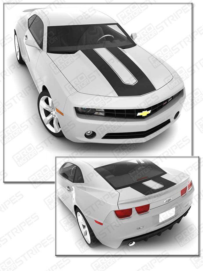 Chevrolet Camaro 2010-2015 SEMA Style Stripes Hood & Trunk Decals