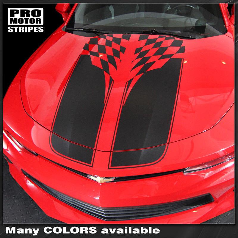 Chevrolet Camaro 2016-2024 Front & Rear Checkered Stripes