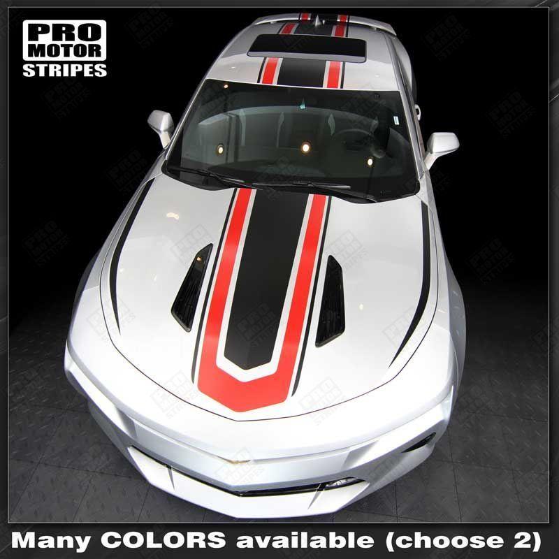 Chevrolet Camaro 2016-2024 Hot Wheels Style Top Stripes