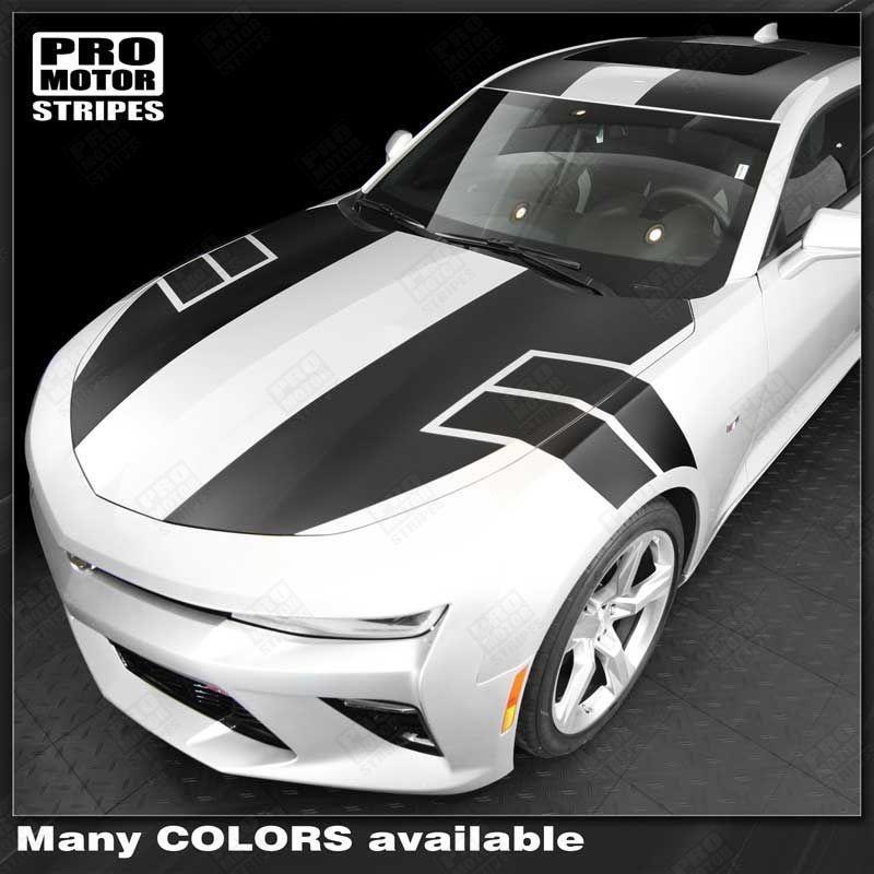 Chevrolet Camaro 2016-2024 NS1 Style Top Stripes Complete Set