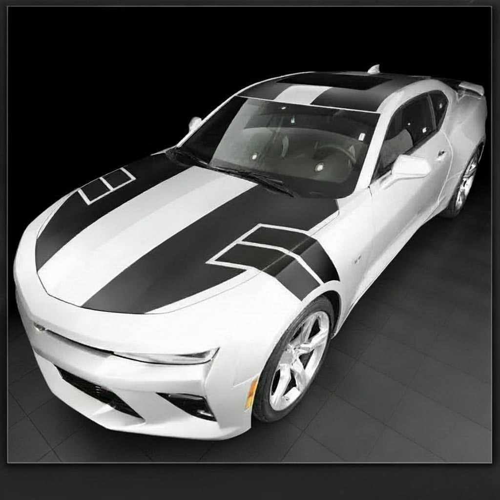 Chevrolet Camaro 2016-2024 NS1 Style Top Stripes Complete Set