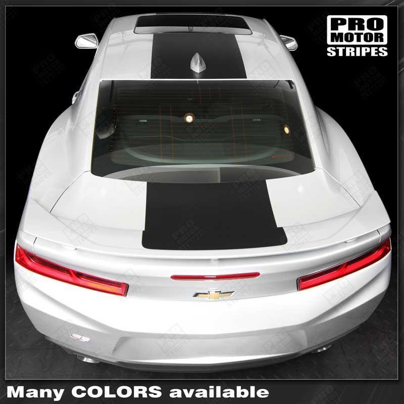 Chevrolet Camaro 2016-2024 Over The Top Stripes Hood, Roof & Rear