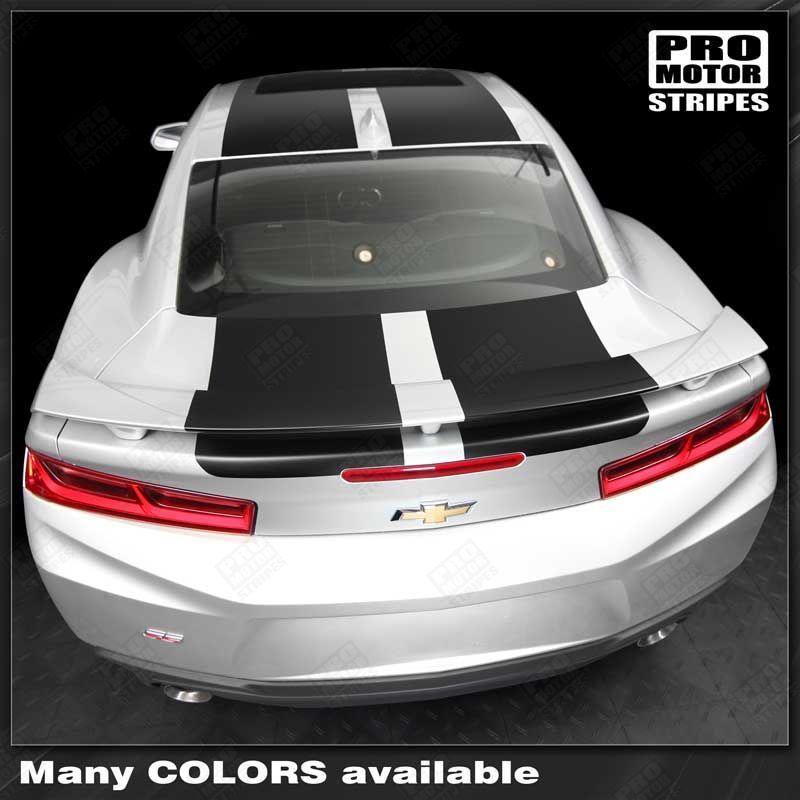 Chevrolet Camaro 2016-2018 -SS- Solid Top Double Stripes