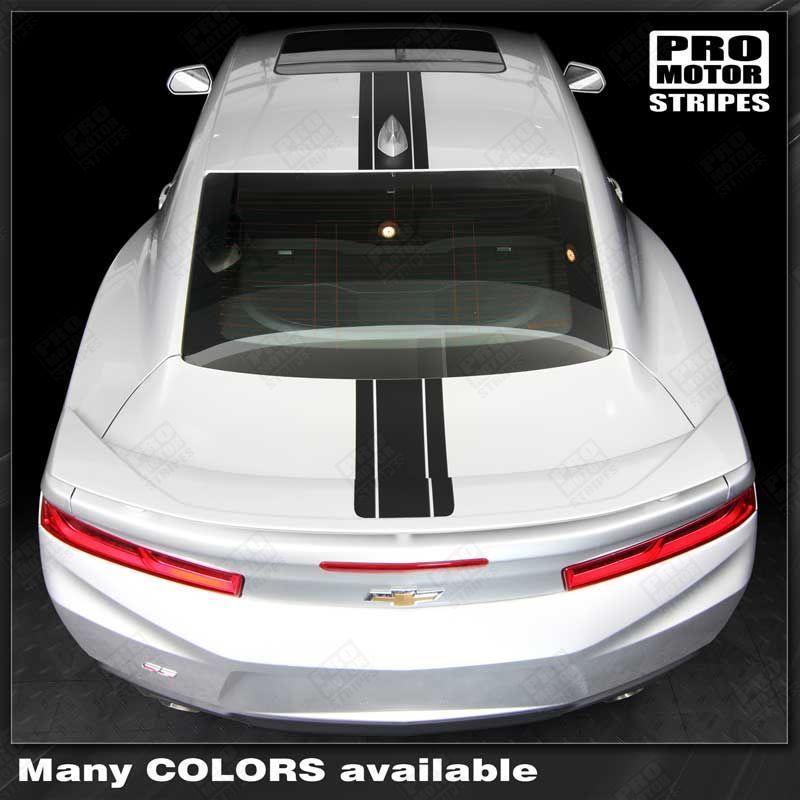 Chevrolet Camaro 2010-2024 Top Narrow Center Accent Stripes Decal