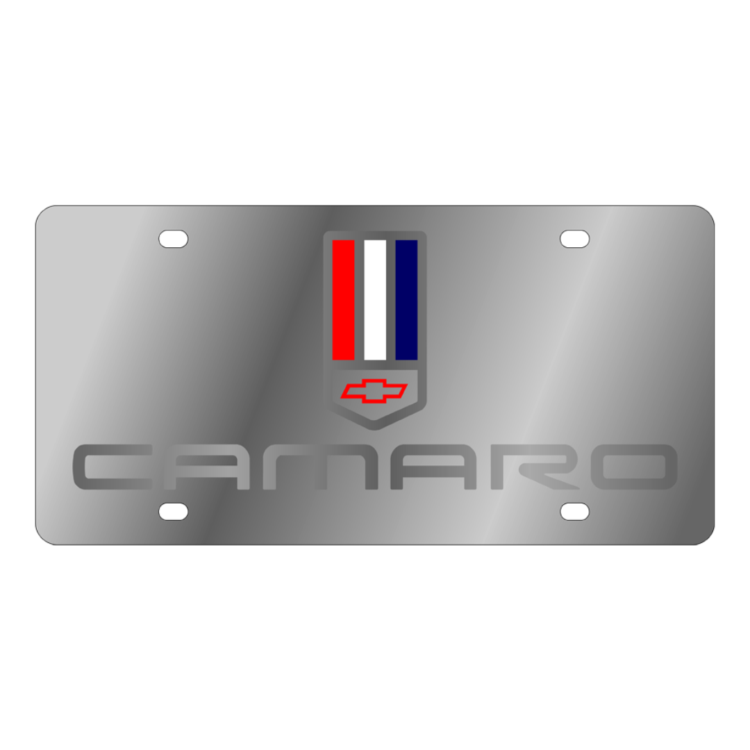 Chevrolet Camaro Stainless Steel license Plate