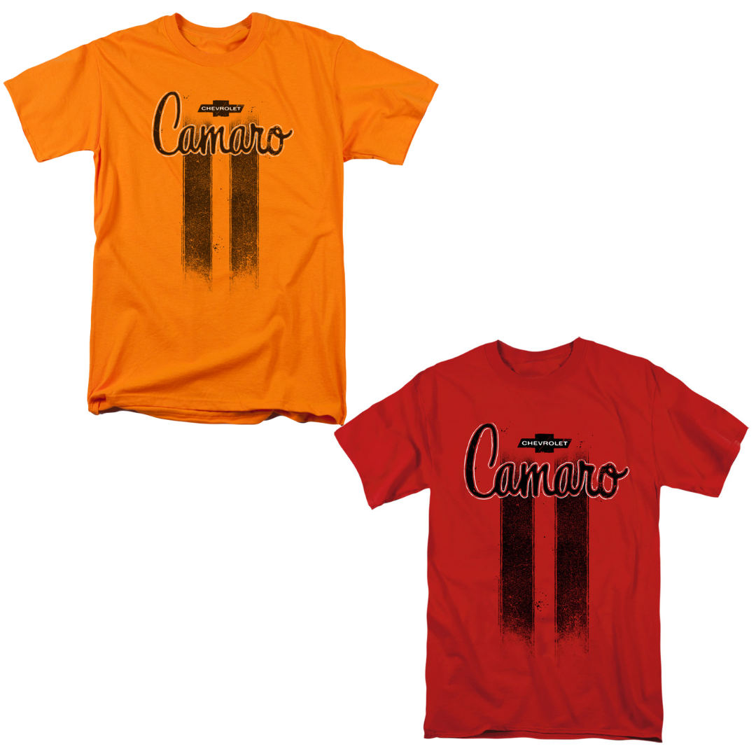 Chevrolet Camaro Stripes-Adult Regular Fit Short Sleeve