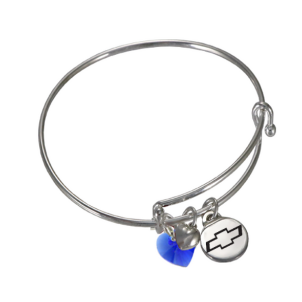 chevy-bowtie-emblem-crystal-charm-bracelet