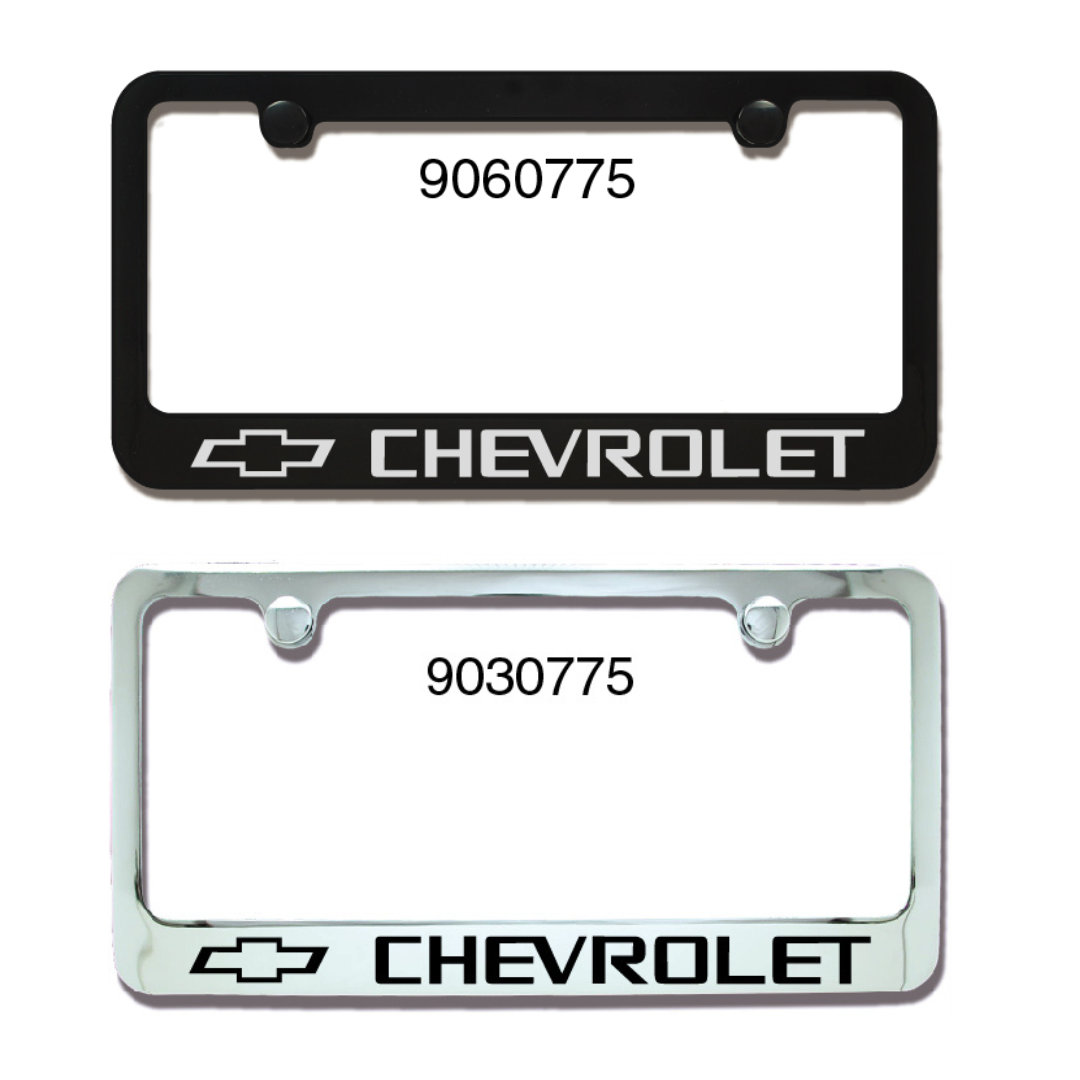 Chevrolet Bowtie Engraved License Plate Frame | Camaro Store Online