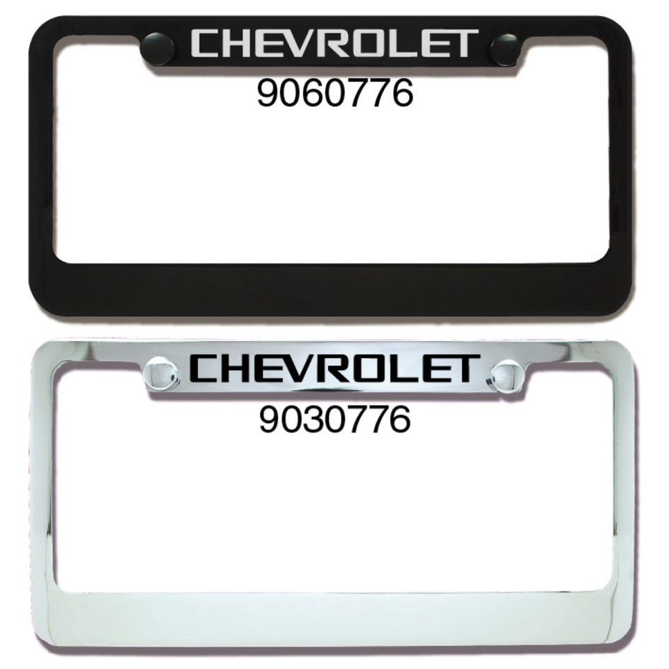 Chevrolet Engraved License Plate Frame | Camaro Store Online