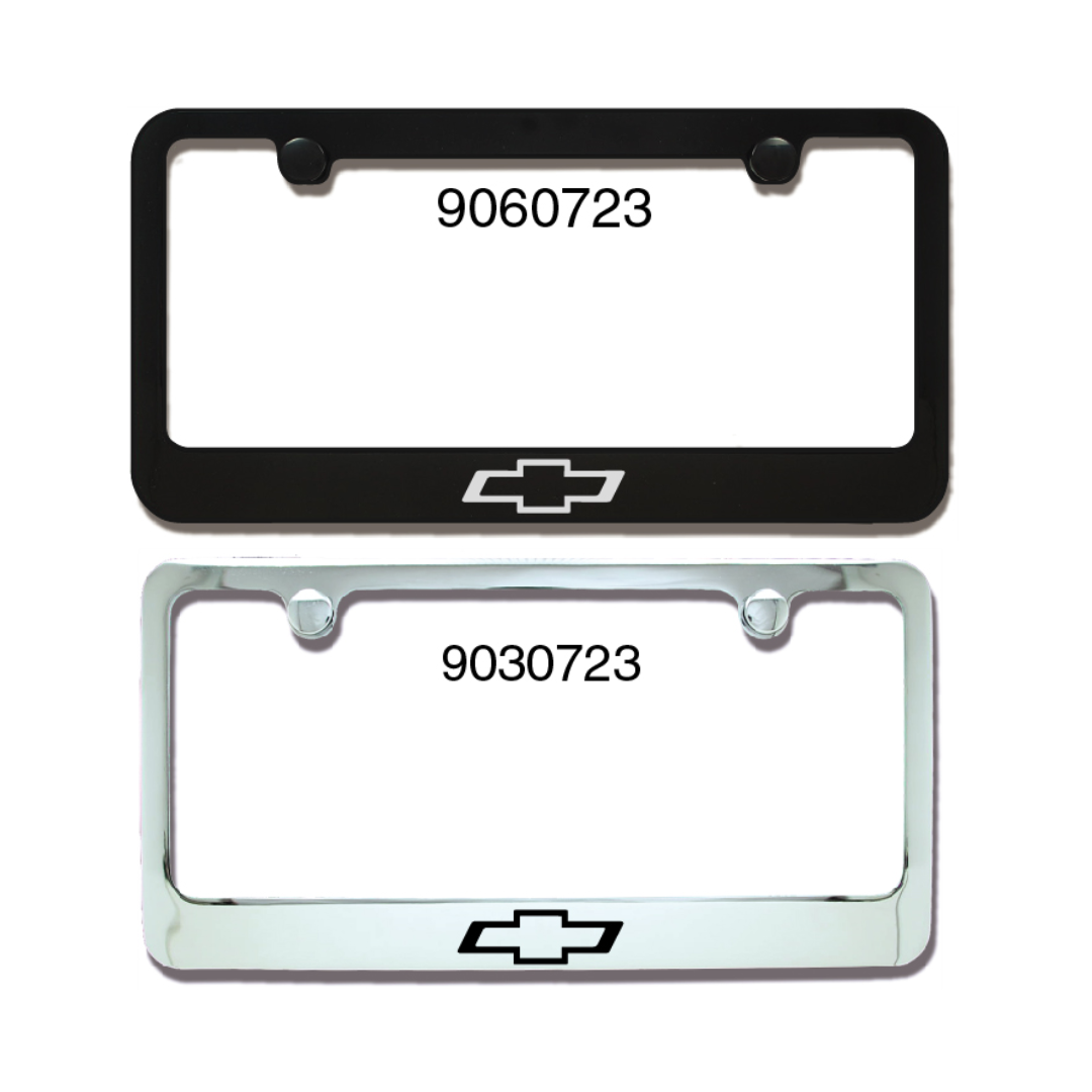 Chevy Bowtie Ultra Series Metal Engraved License Plate Frame