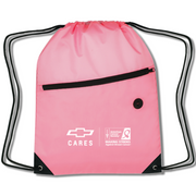 Pink Chevy Cares breast cancer awareness cinch bag