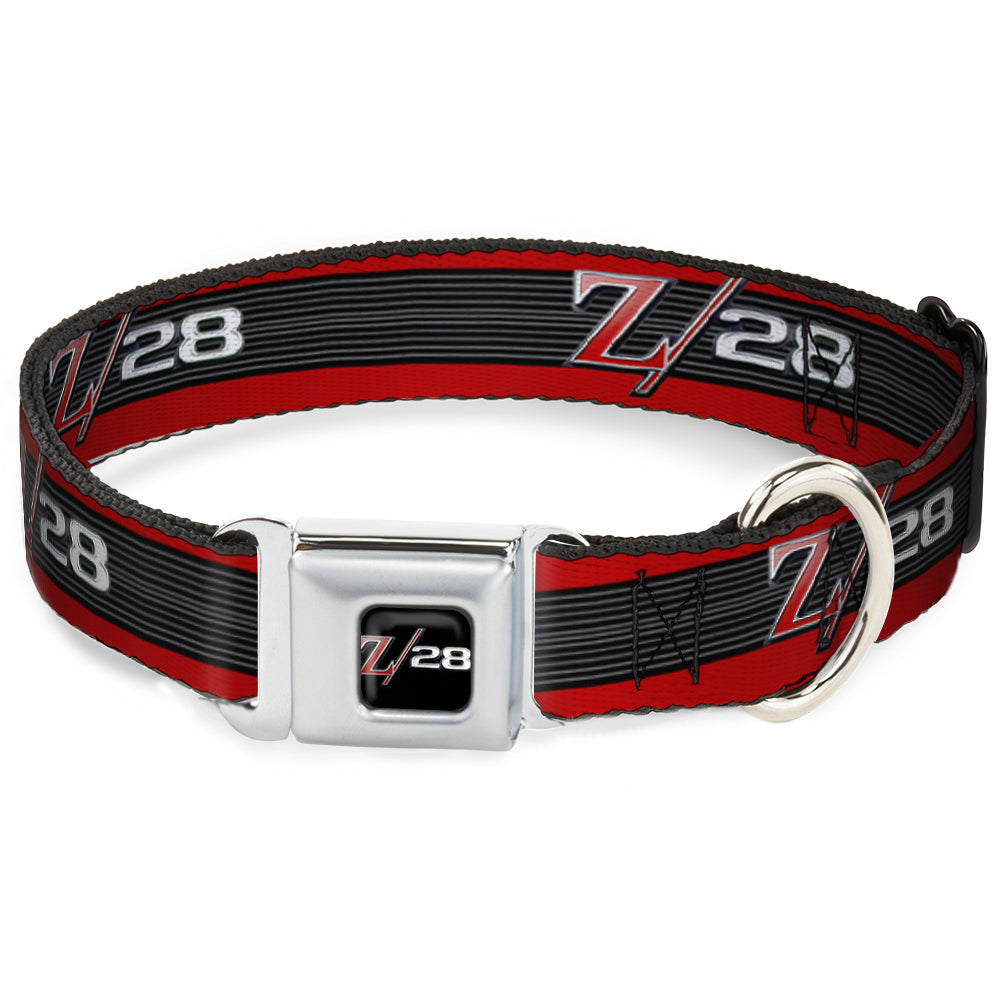 1969 Camaro Z/28 Emblem Black & Red Seatbelt Buckle Collar