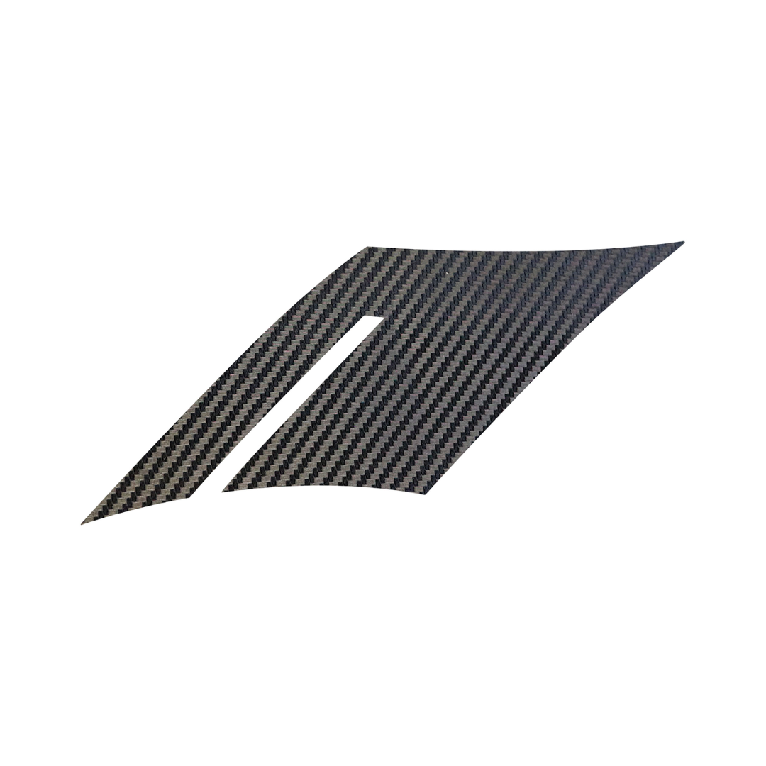 2016-2023 Chevrolet Camaro Fender Accent Hash Stripe Decal - Black Carbon Fiber - Passenger Side Only - CA