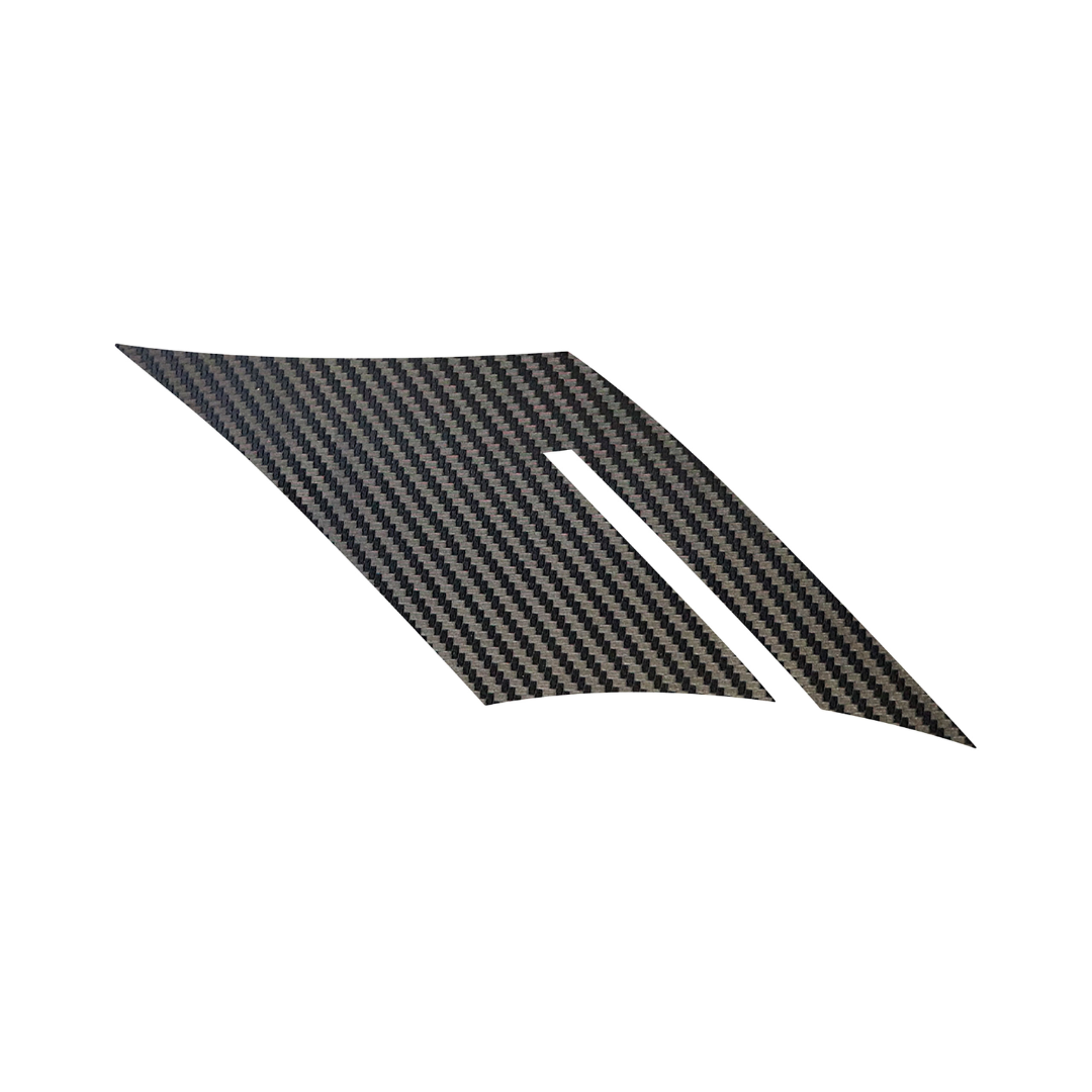 2016-2023 Chevrolet Camaro Fender Accent Hash Stripe Decal - Black Carbon Fiber - Driver Side Only - CA