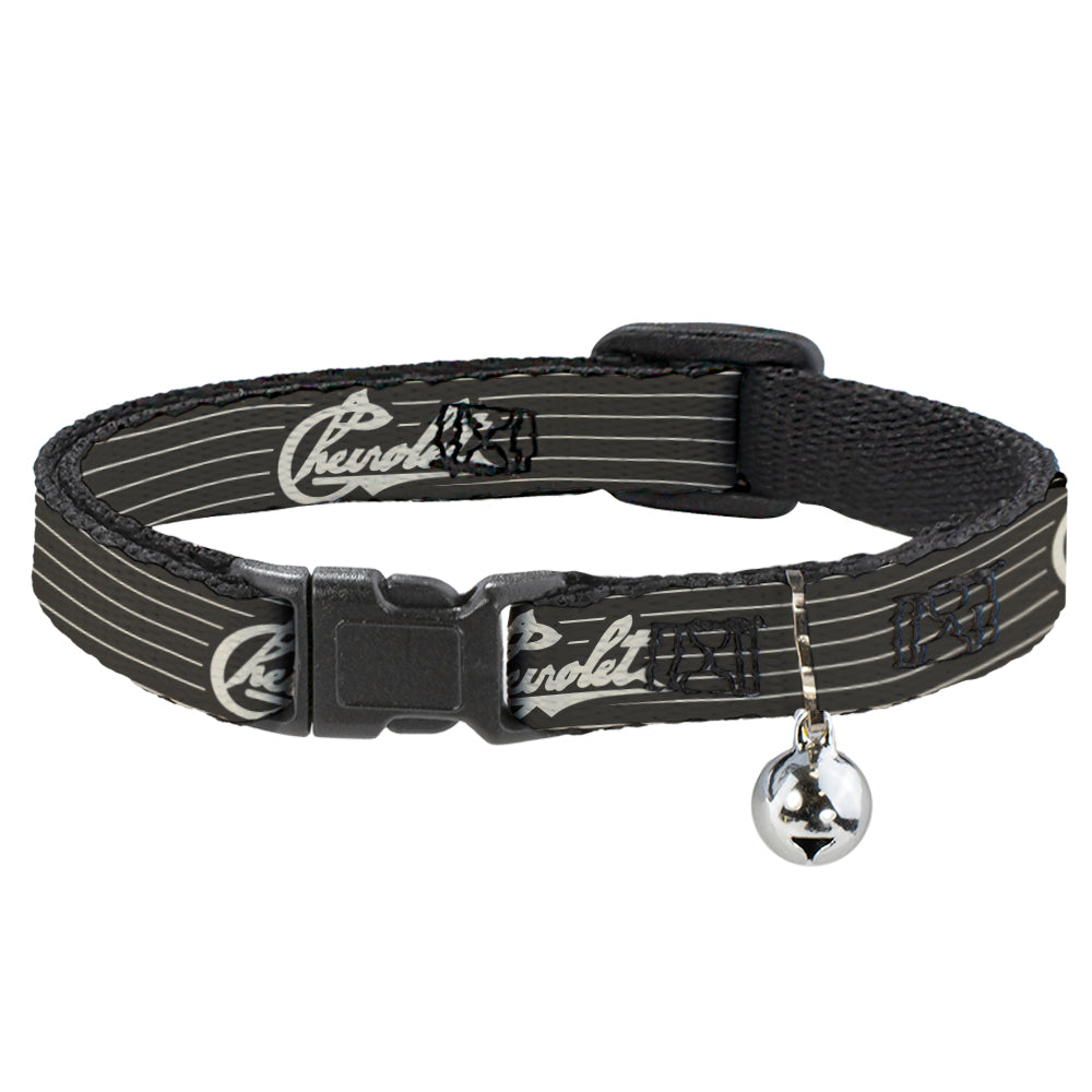 Chevrolet Heritage Script Charcoal & Tan Breakaway Cat Collar