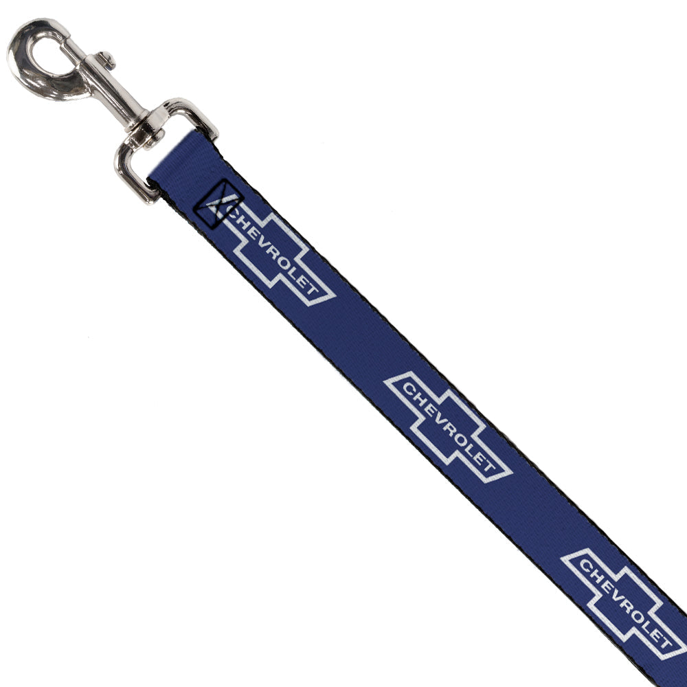 1965 Chevrolet Bowtie Blue & White Dog Leash