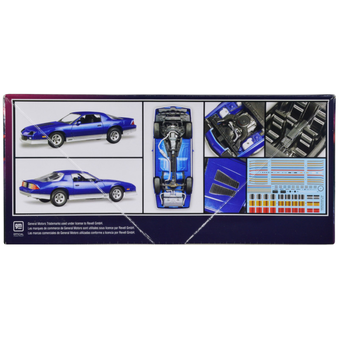 level-4-model-kit-1985-chevrolet-camaro-z-28-1-24-scale-model-by-revell-14540-camaro-store-online