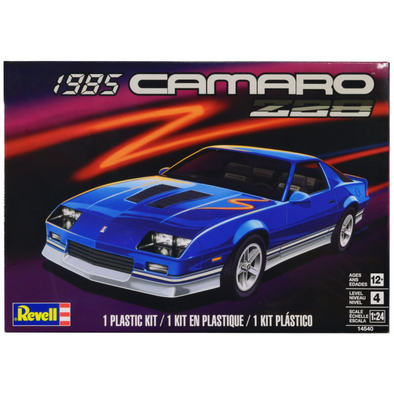 level-4-model-kit-1985-chevrolet-camaro-z-28-1-24-scale-model-by-revell-14540-camaro-store-online