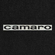 Lloyd Camaro Block Letters (1967) Black on Silver emblem