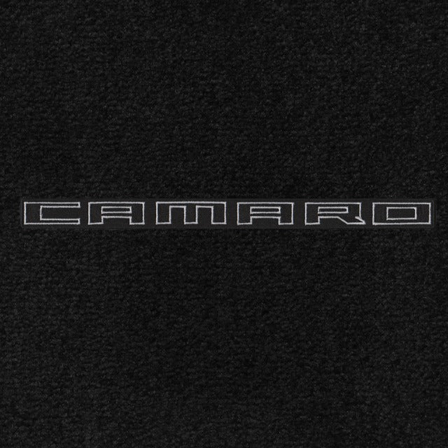 Lloyd Camaro Block Letters Large Black (Except 2012) emblem