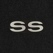 Lloyd SS Letters Rounded (1964-1977) Silver Letters on Black emblem