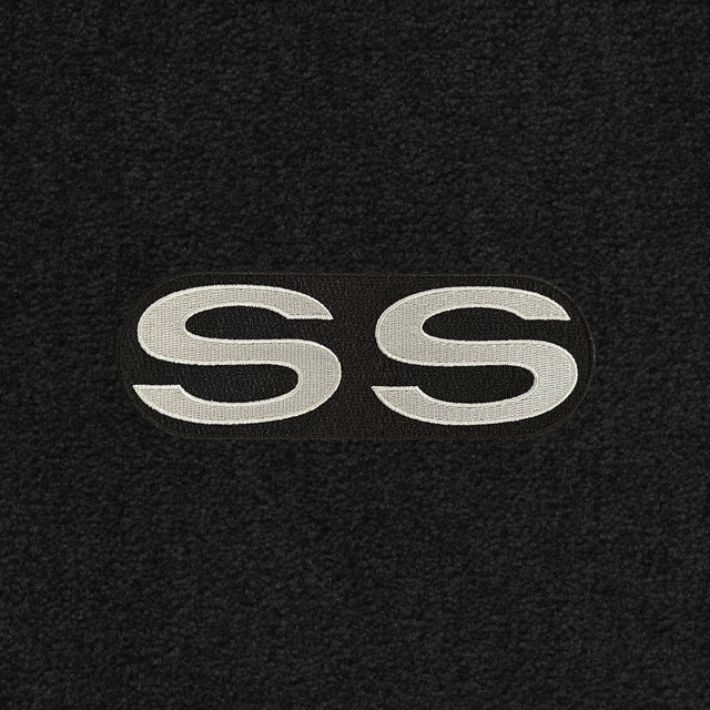 Lloyd SS Letters Rounded (1964-1977) Silver Letters on Black emblem