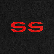 Lloyd SS Letters Rounded (1964-1977) Red Letters on Black emblem