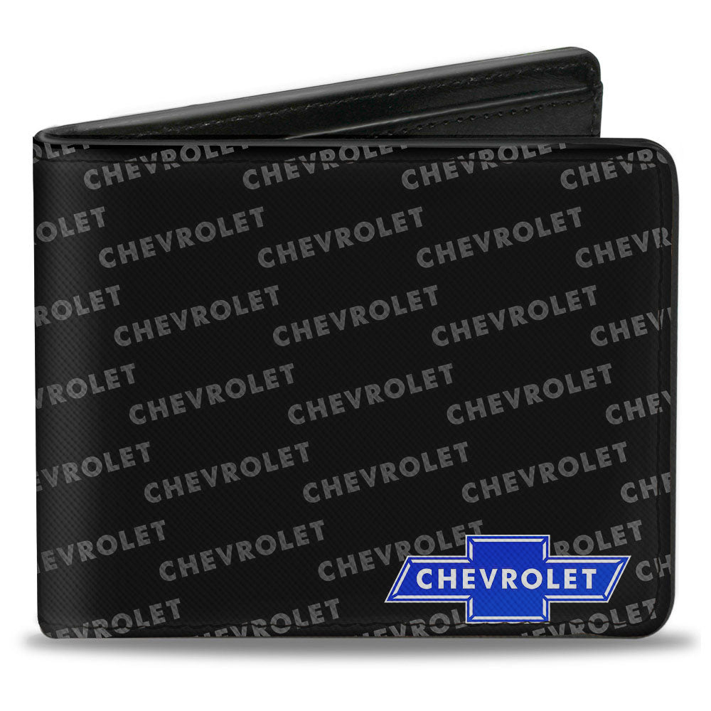 Chevy Bowtie w/ Chevrolet Text Bi-Fold Wallet