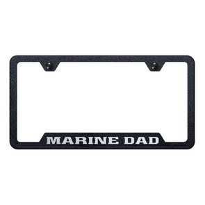 marine-dad-cut-out-frame-laser-etched-rugged-black-40710-Camaro-store-online