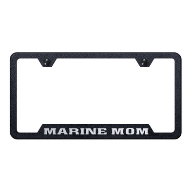 marine-mom-cut-out-frame-laser-etched-rugged-black-40692-Camaro-store-online